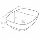 Cambiar a la imagen Lavamanos Semincrustar 50X38X14 3