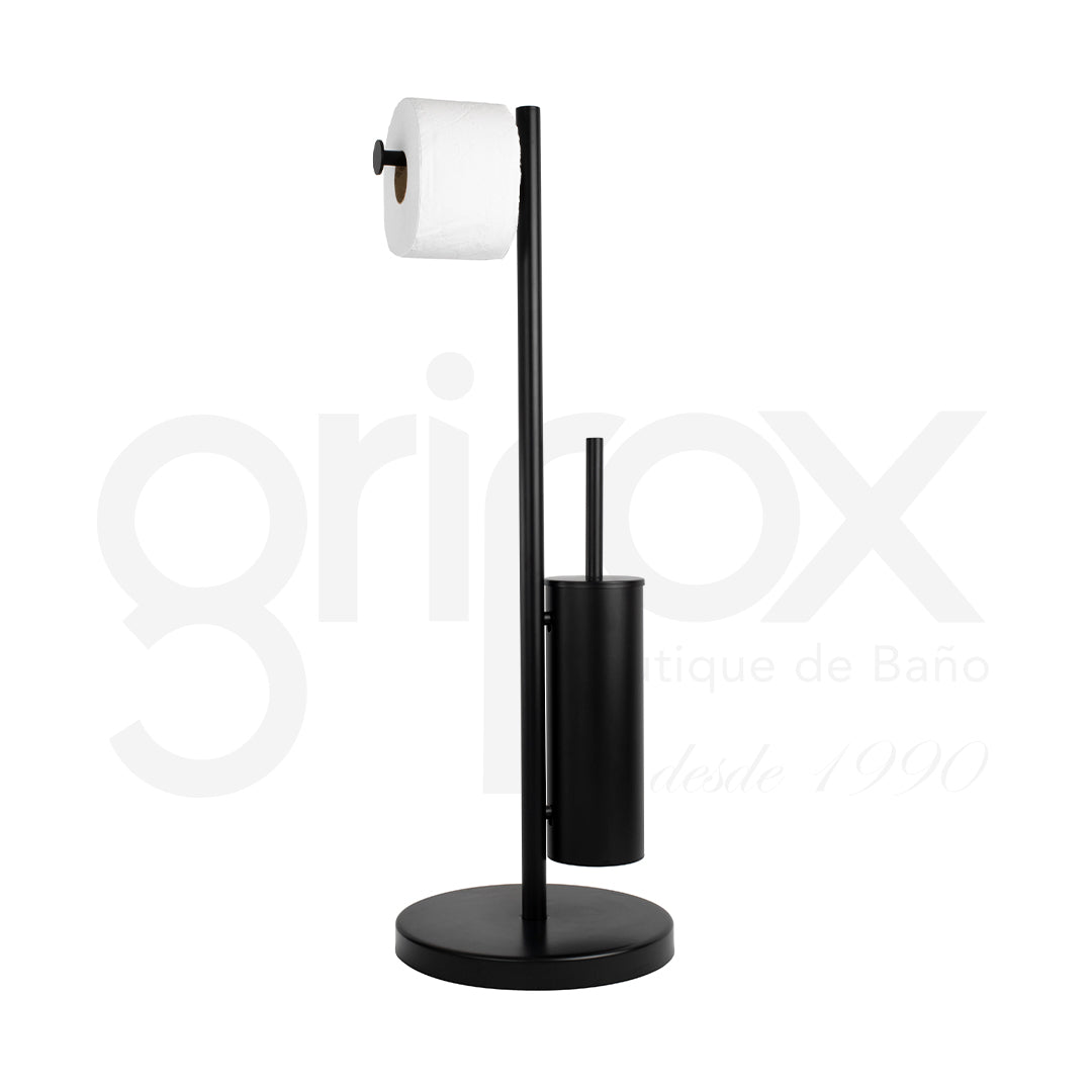 Portarrollos De Piso Redondo C/Escobillero