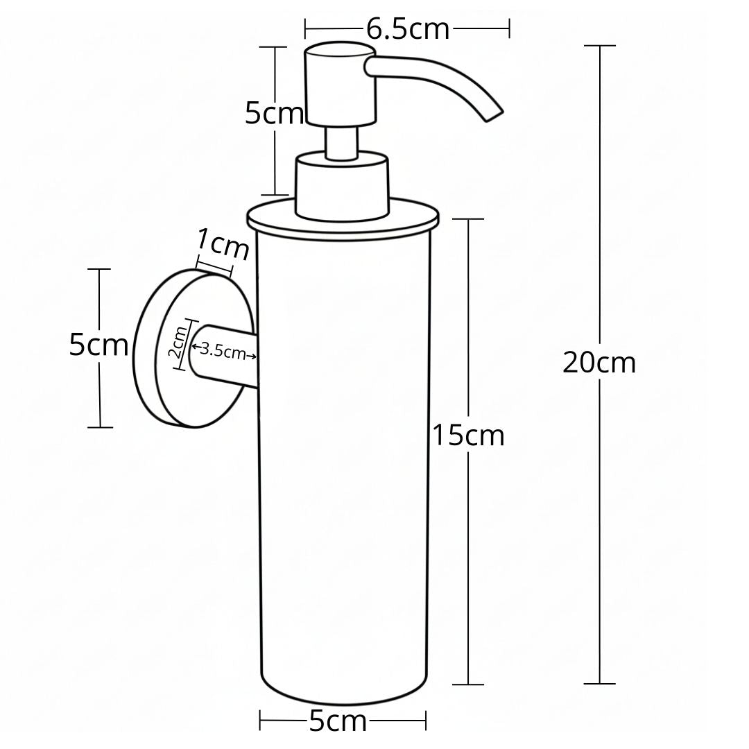 Dispensador De Jabon De Pared