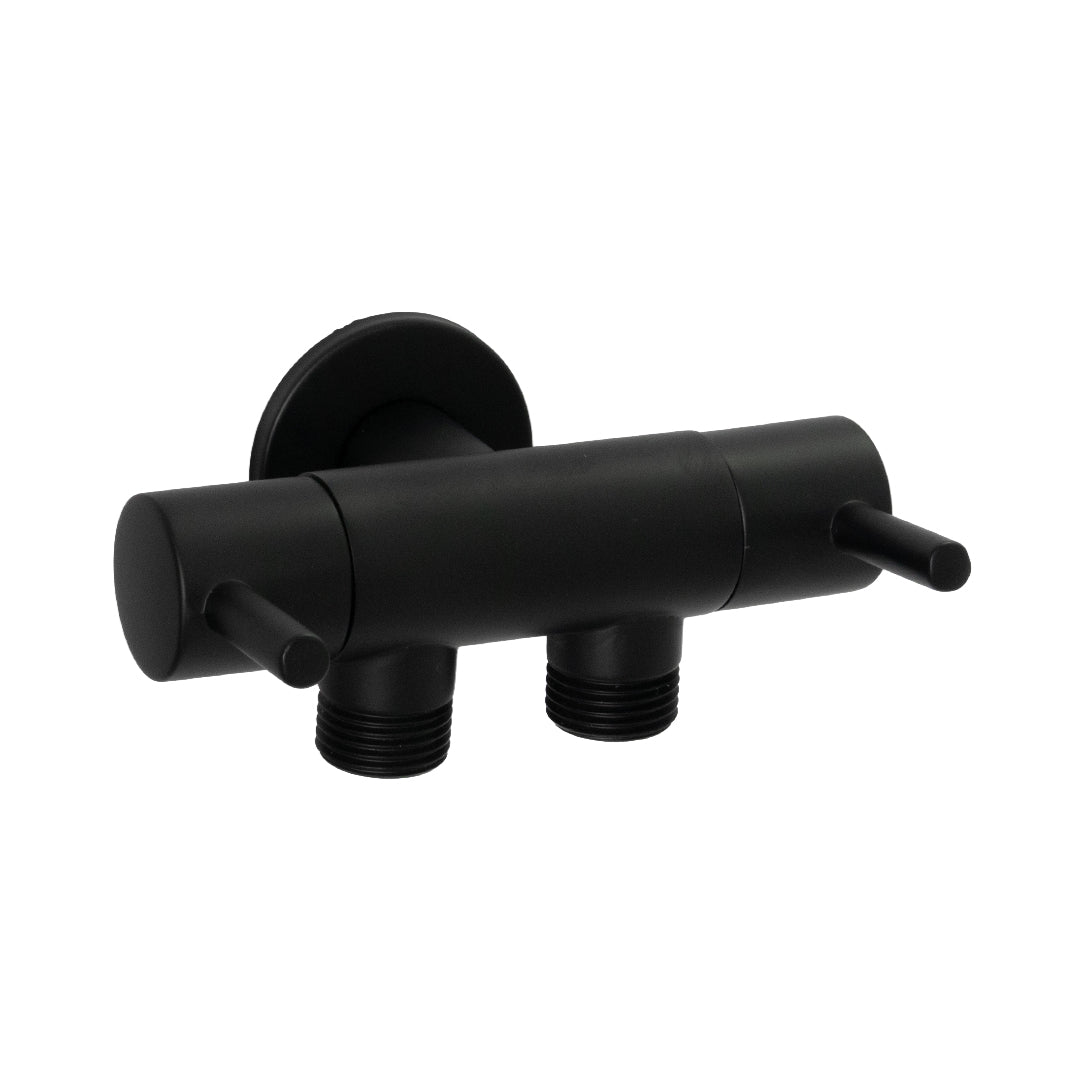 Llave De Paso 2 Salidas De 1/2 X 1/2