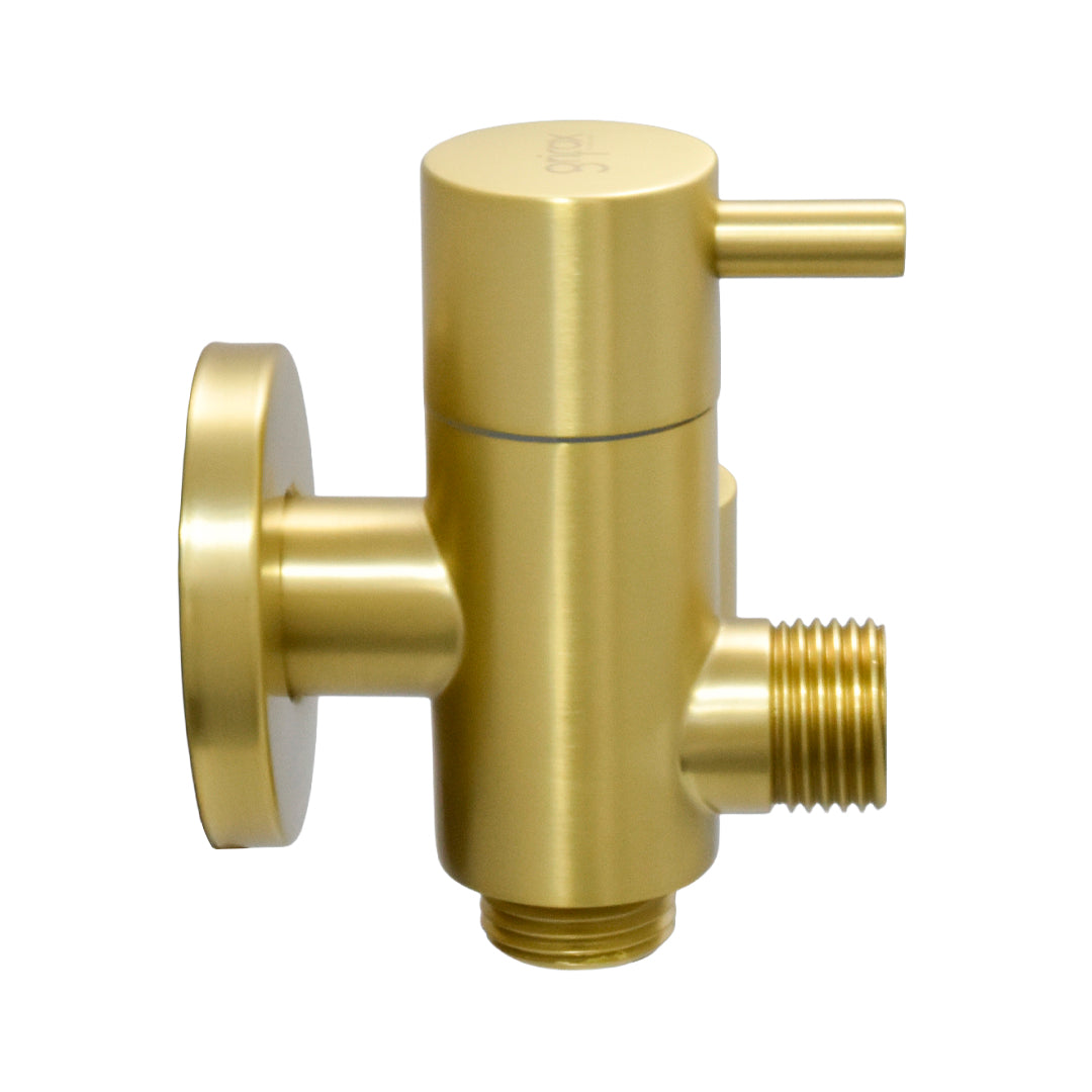 Llave Para Sanitario 2 Vias Con Soporte