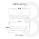 Cambiar a la imagen Jabonera Rejilla Instalación A Pared 2