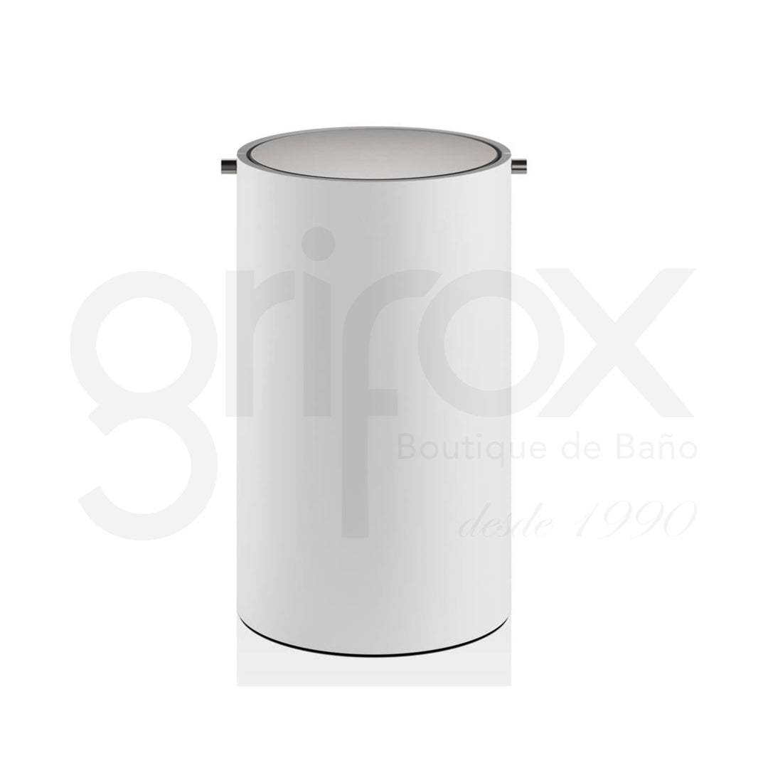 Papelera Con Tapa Giratoria 6,5Ltrs