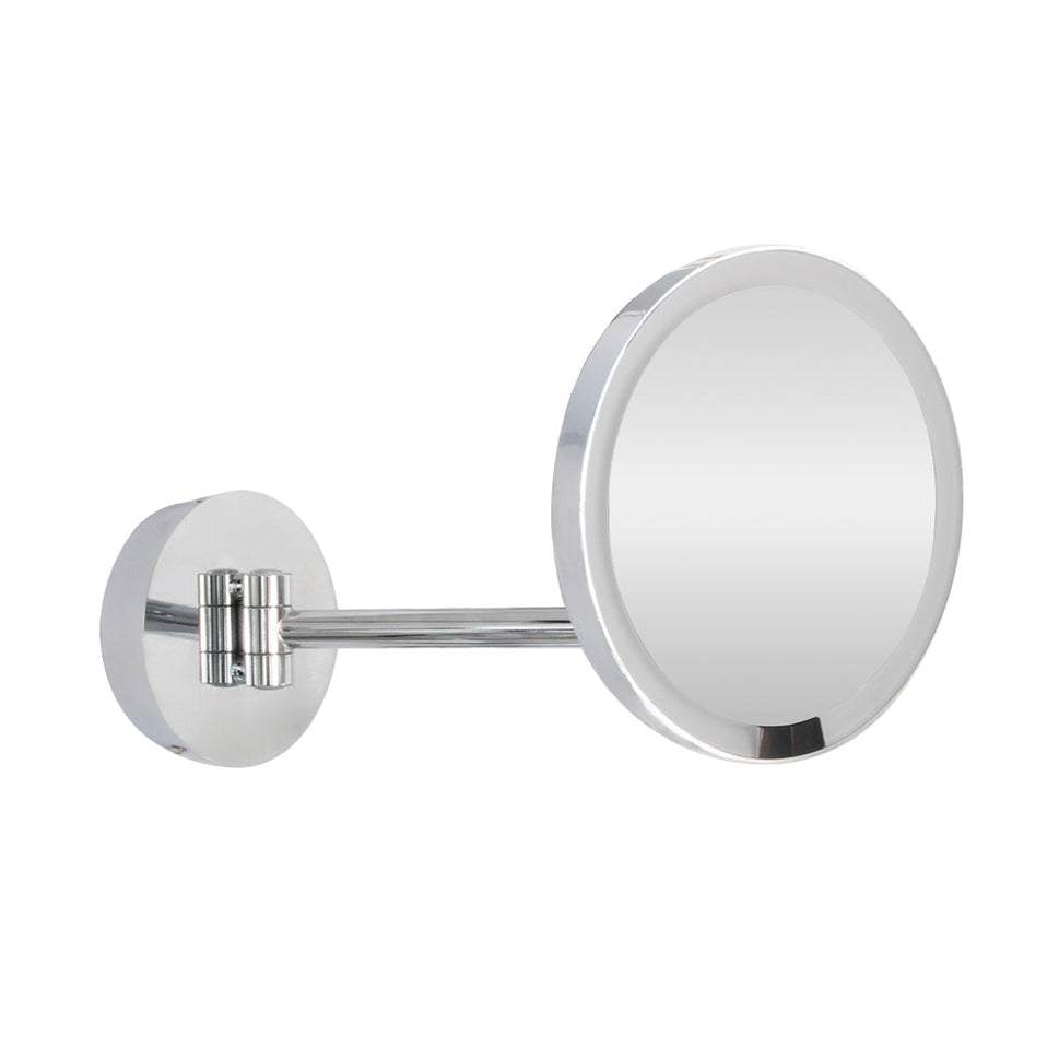 Espejo De Pared 5X Luz Led Redondo