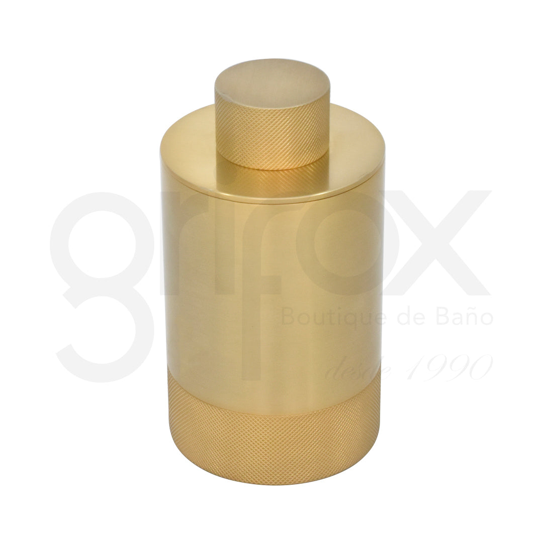 Tarro Multiusos Sobreponer Oro Mate