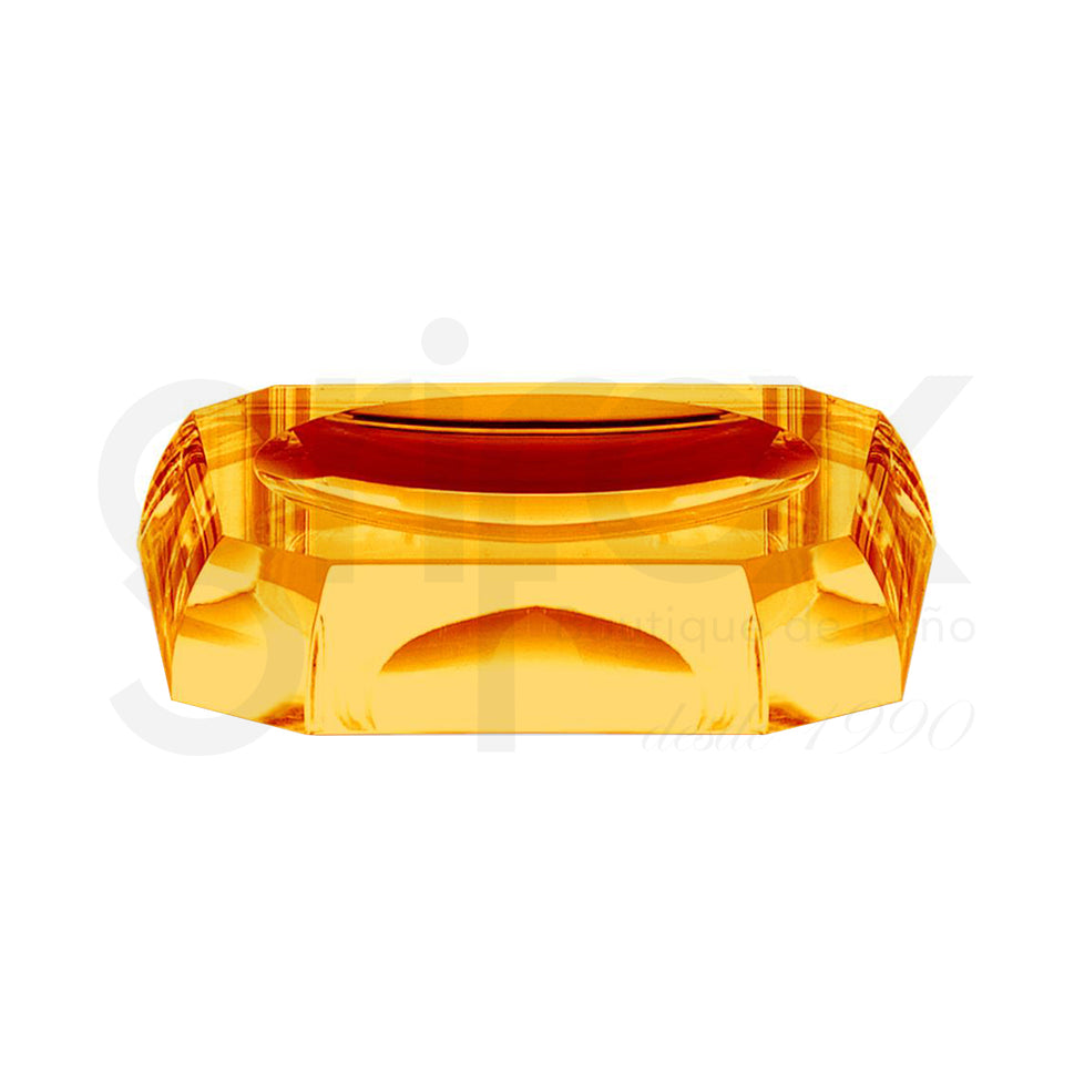 Jabonera De Sobreponer / Cristal	Ámbar