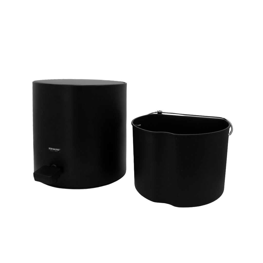 Papelera Redonda Con Tapa Y Pedal 3 Lt