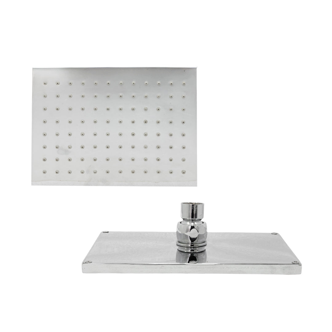 Cabeza De Ducha Rectangular 20 Cm Metal