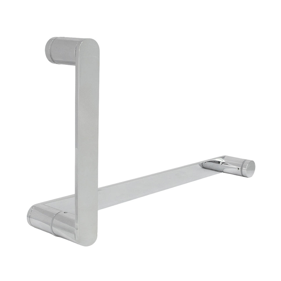 Manillon Con Toallero Para Puerta De Vidrio