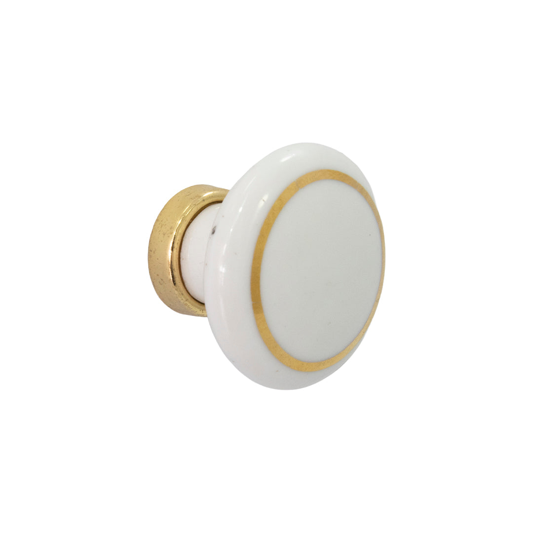 Boton 37Mm Borde Dorado