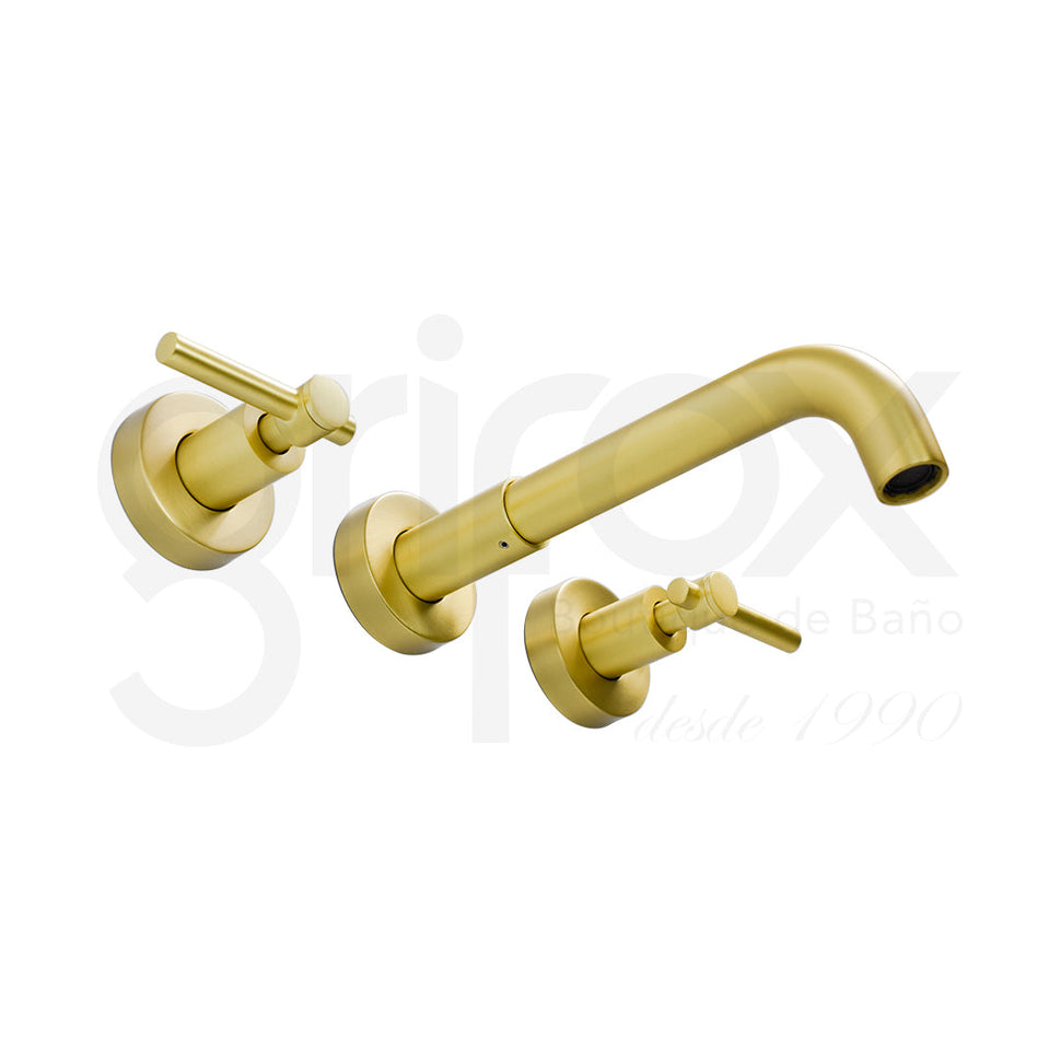 Grifería Lavamanos De Pared 8"