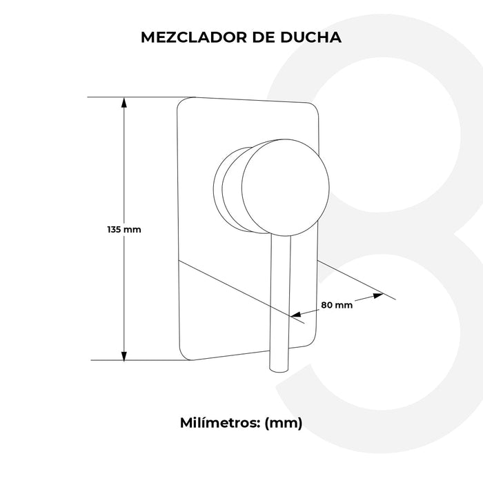 Mezclador De Ducha / Mono-Control