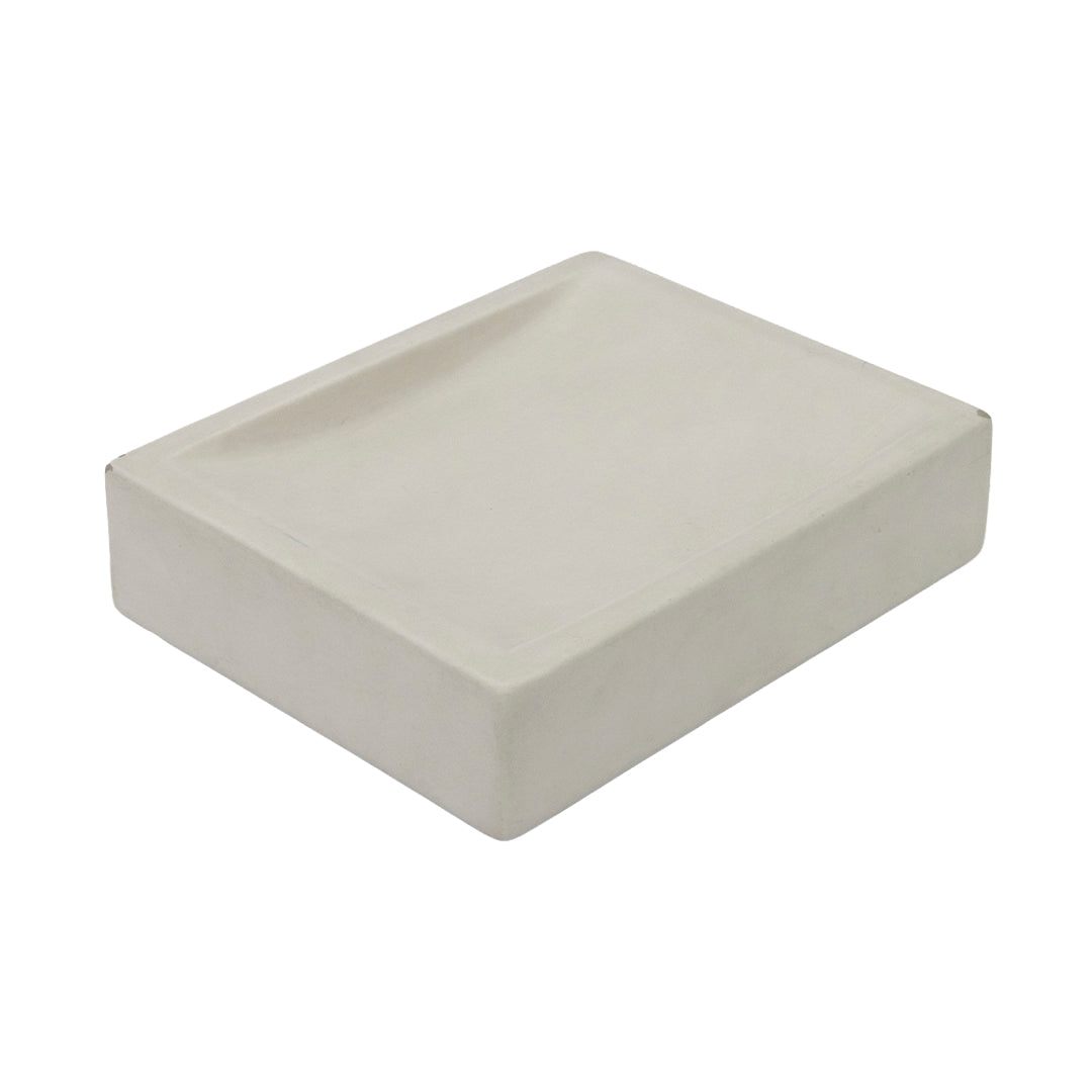 Jabonera De Sobreponer Blanco Mate