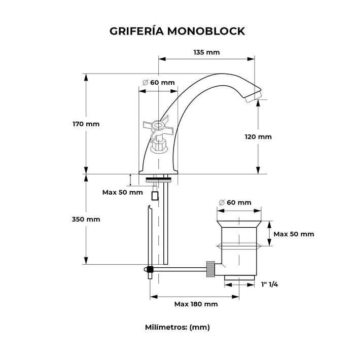 Griferia Monoblock