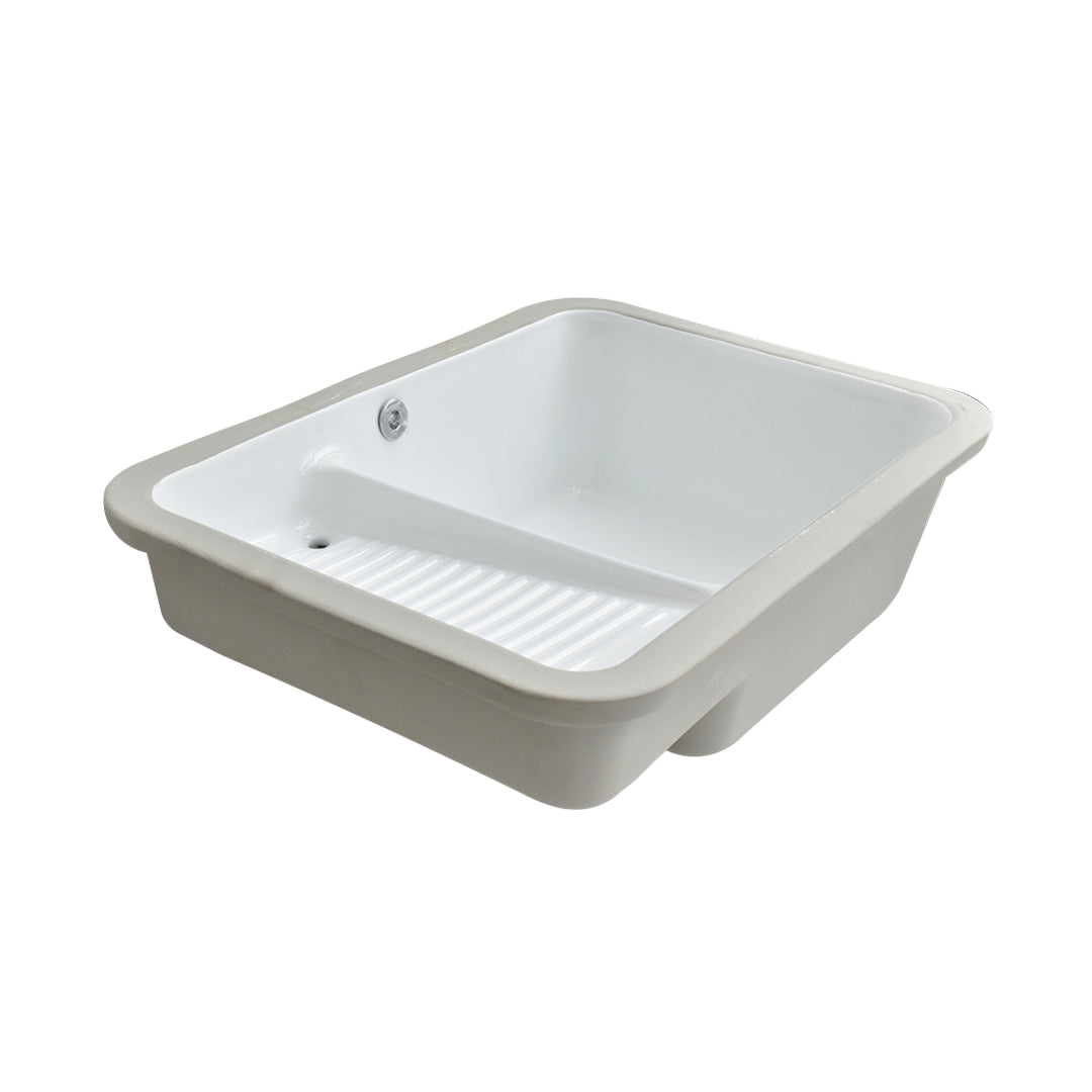Lavadero En Porcelana Bajo Poner 55X40X22Cm