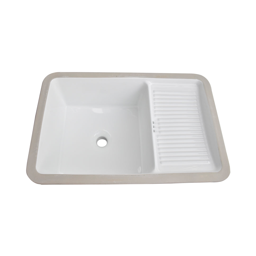 Lavadero En Porcelana Bajo Poner 61X40X22Cm