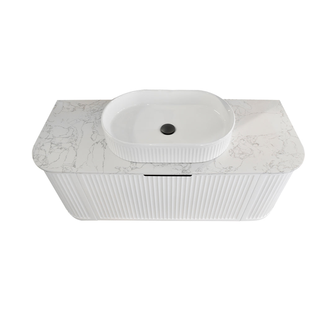 Mueble De Baño Con Meson Y Lavamanos 121X47,5X47,5Cm