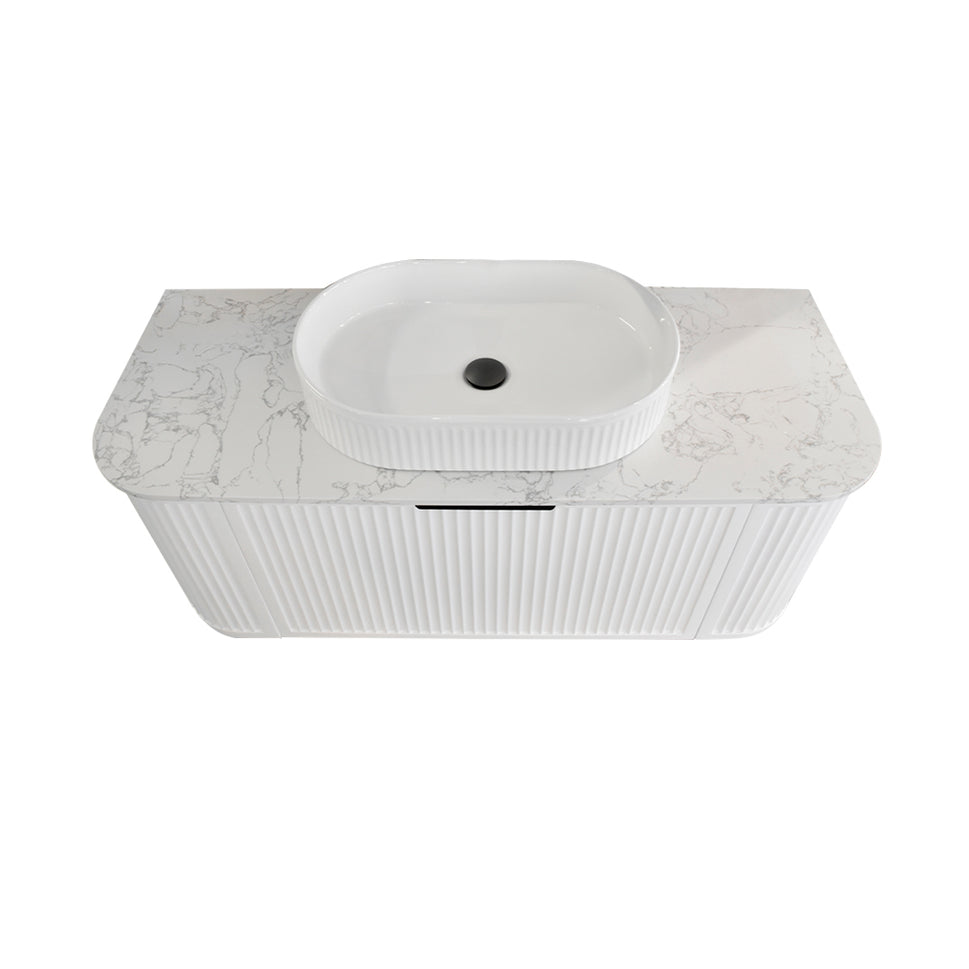 Mueble De Baño Con Meson Y Lavamanos 121X47,5X47,5Cm