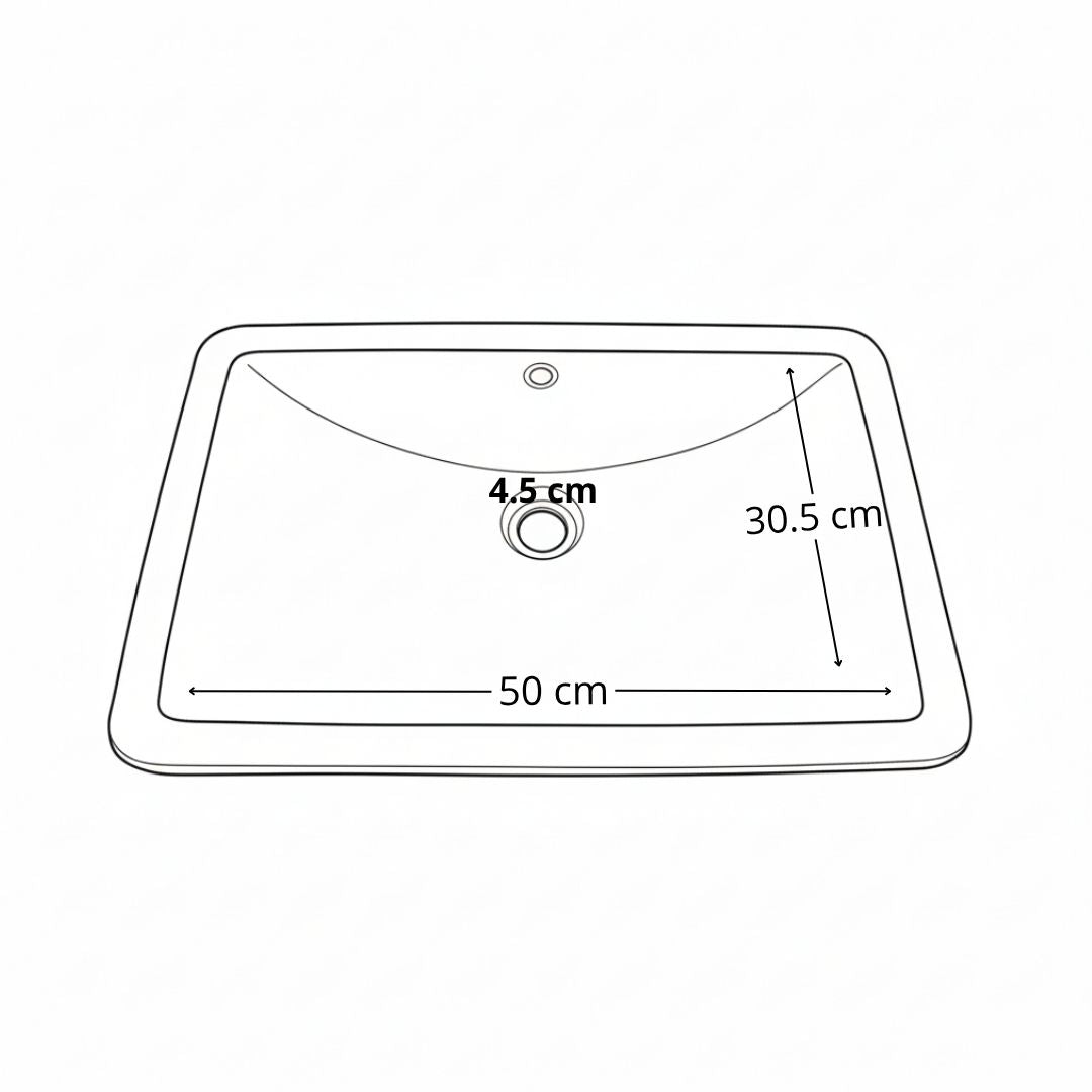 Lavamanos De Incrustar Gena