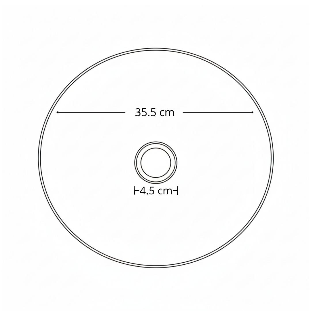 Poceta De Lavamanos De Sobreoner 37X14Cm