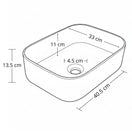 Cambiar a la imagen Poceta De Lavamanos De Sobreponer 40X30X14Cm 3