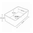Cambiar a la imagen Poceta De Lavamanos De Sobreponer 37X23X12Cm 3