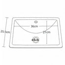 Cambiar a la imagen Poceta Lavamanos Incrustar 40X25X18Cm 3