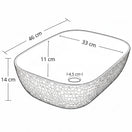 Cambiar a la imagen Poceta De Lavamanos De Sobreponer 47X33X14Cm 3