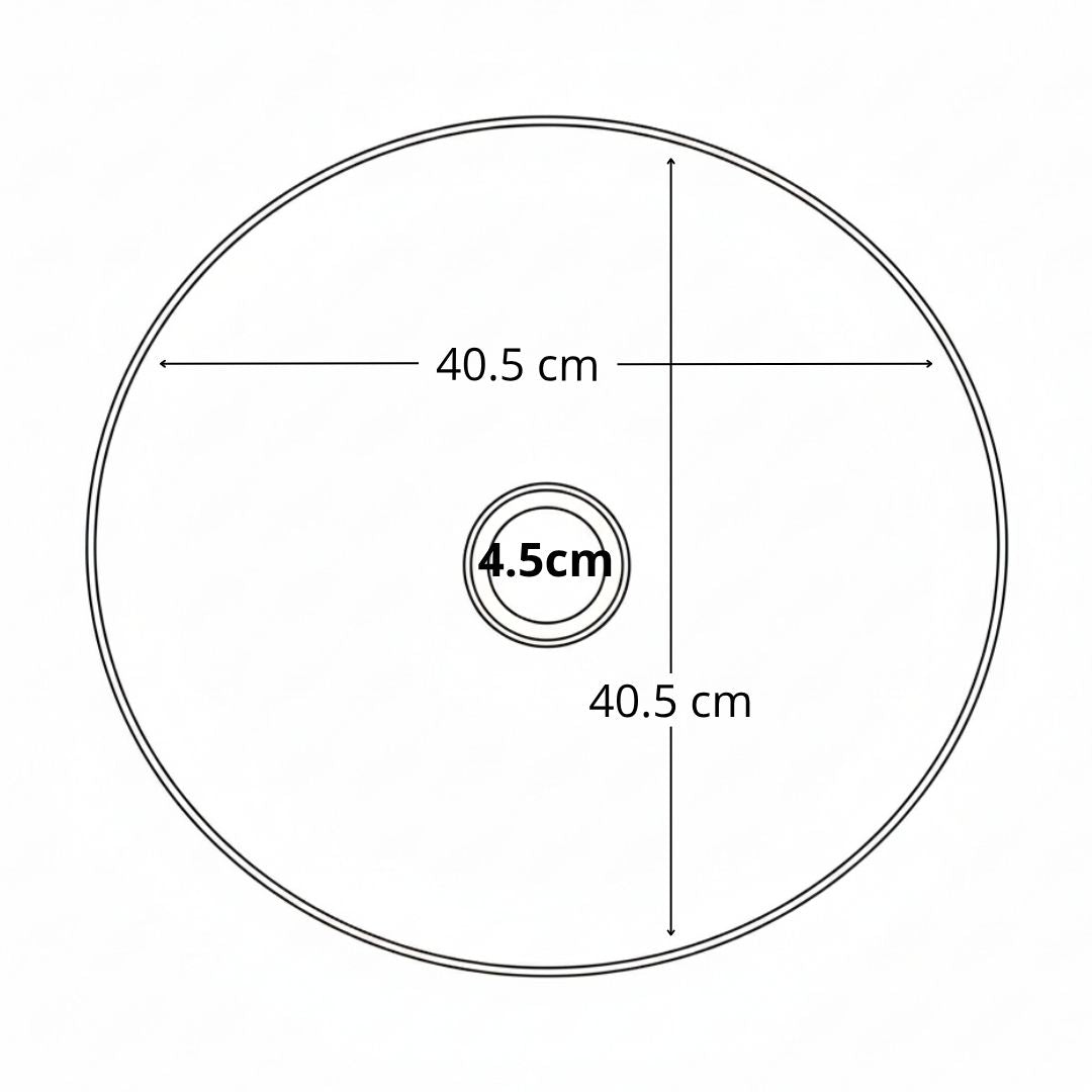Poceta De Lavamanos De Sobreponer 40X15Cm