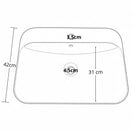 Cambiar a la imagen Poceta Lavamanos De Pared 55X42X14Cm 3