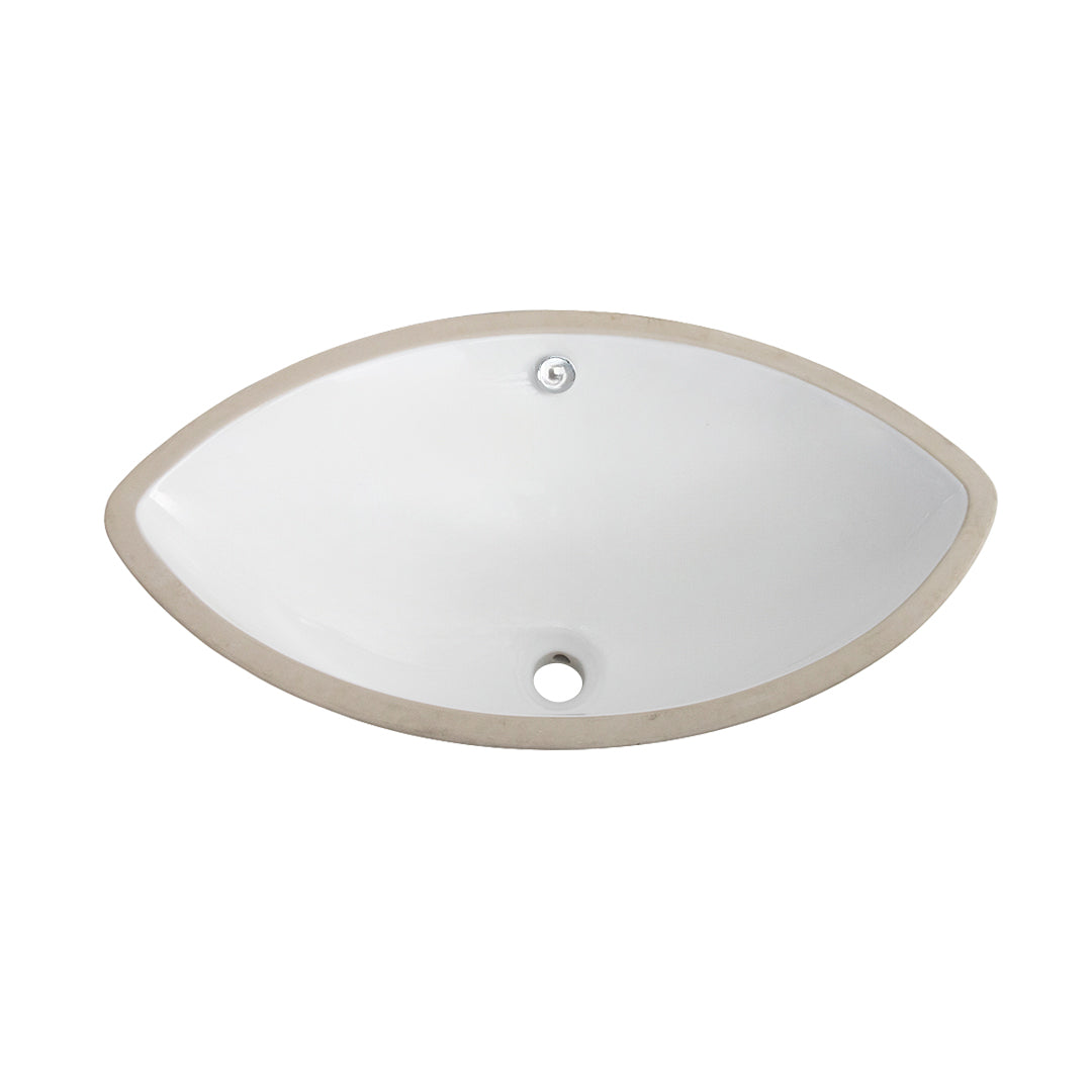 Poceta Lavamanos Incrustar Ovalado