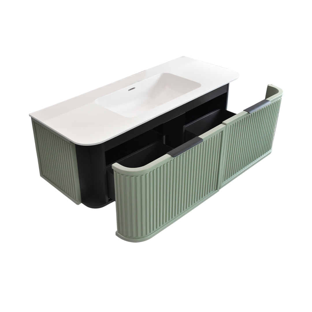 Mueble De Baño Con Lavamanos 120X50X41Cm