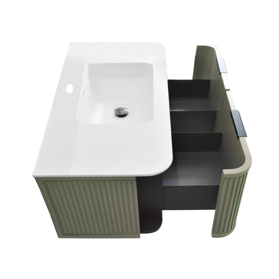 Mueble De Baño Con Lavamanos 120X50X41Cm