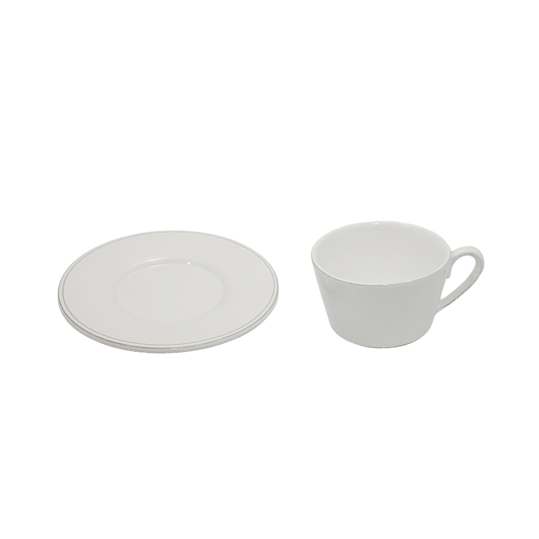 Taza De 37.5Cl Con Plato Blanco Constance