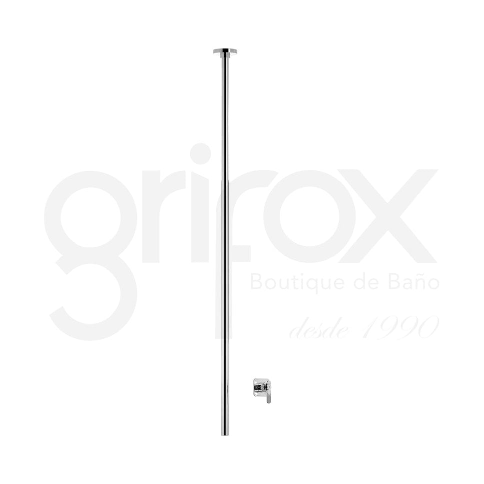 Griferia De Techo 1600Mm C/Mezclador A Pared