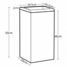 Cambiar a la imagen Papelera De Pared 25 Lt Moll 2