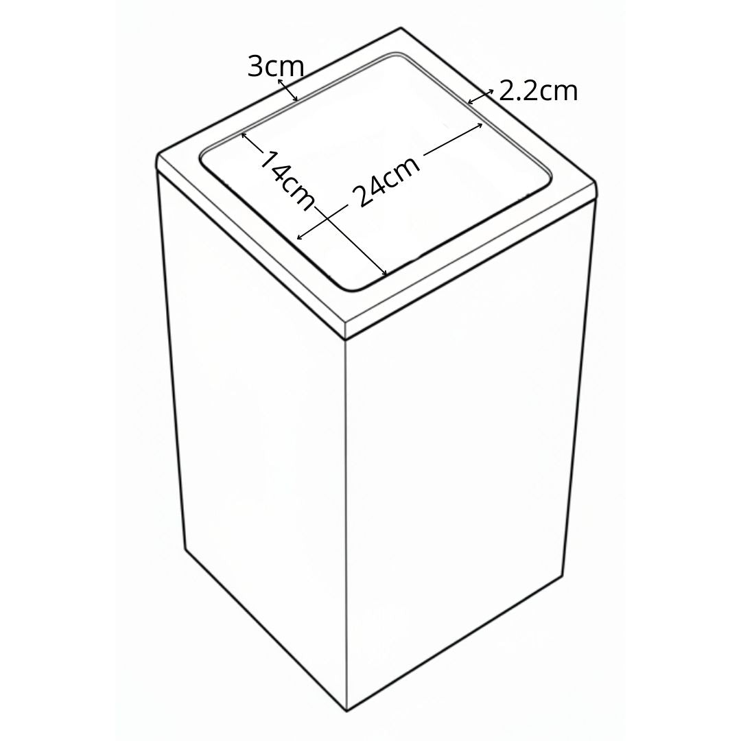 Papelera De Pared 25 Lt Moll