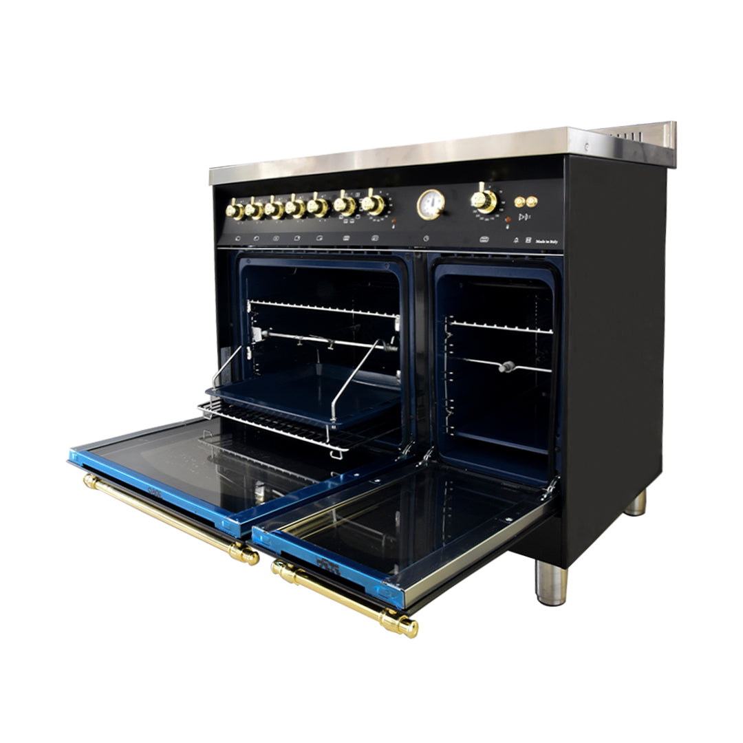 Estufa De Inducion 5 Puestos Con Hornos Electricos