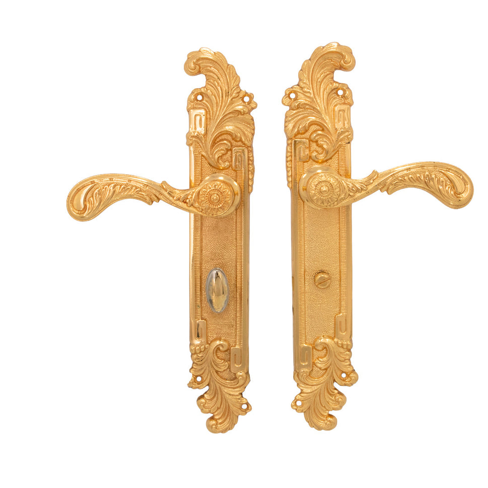 Juego Manillas Con Placa Baño