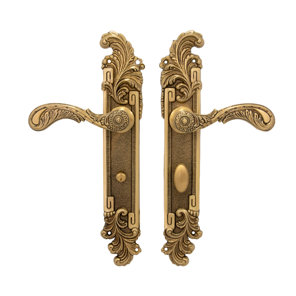 Juego Manillas Con Placa Baño