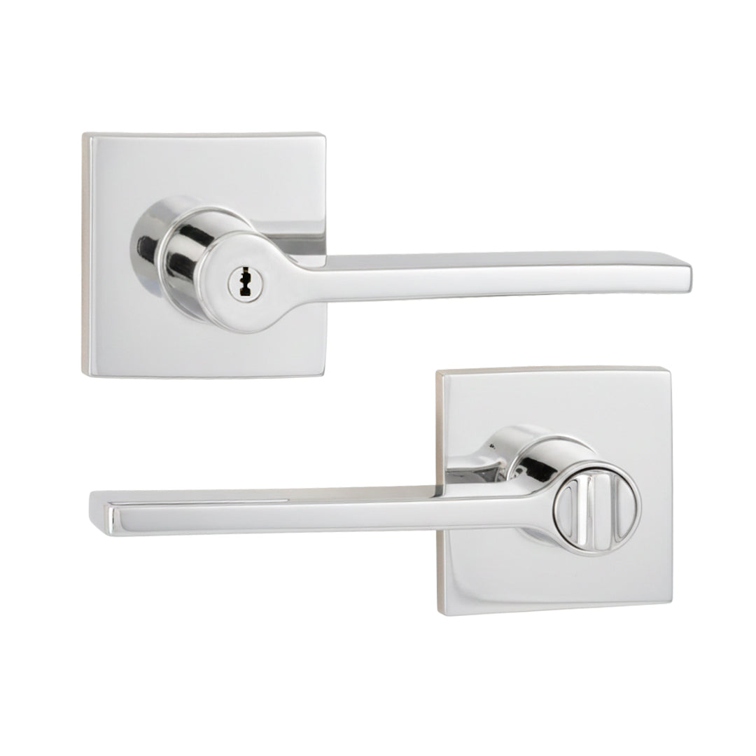 Cerradura De Alcoba Con Roseta Cuadrada