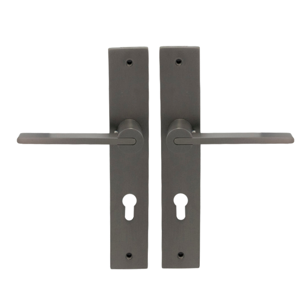 Juego De Placa Con Mecanismo Y Cilindro Llave Pomo Normal