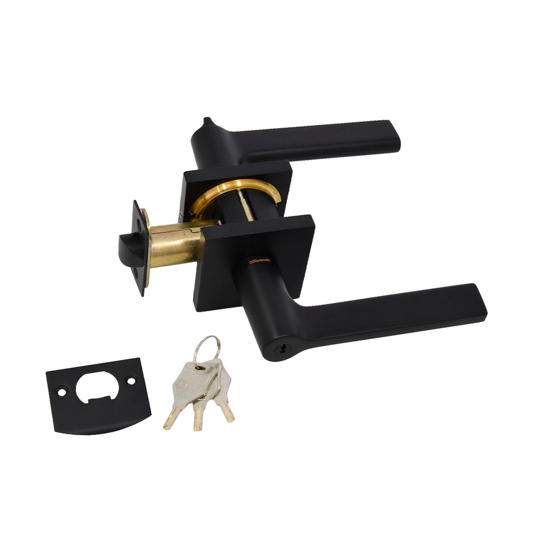 Cerradura De Alcoba Con Roseta Cuadrada