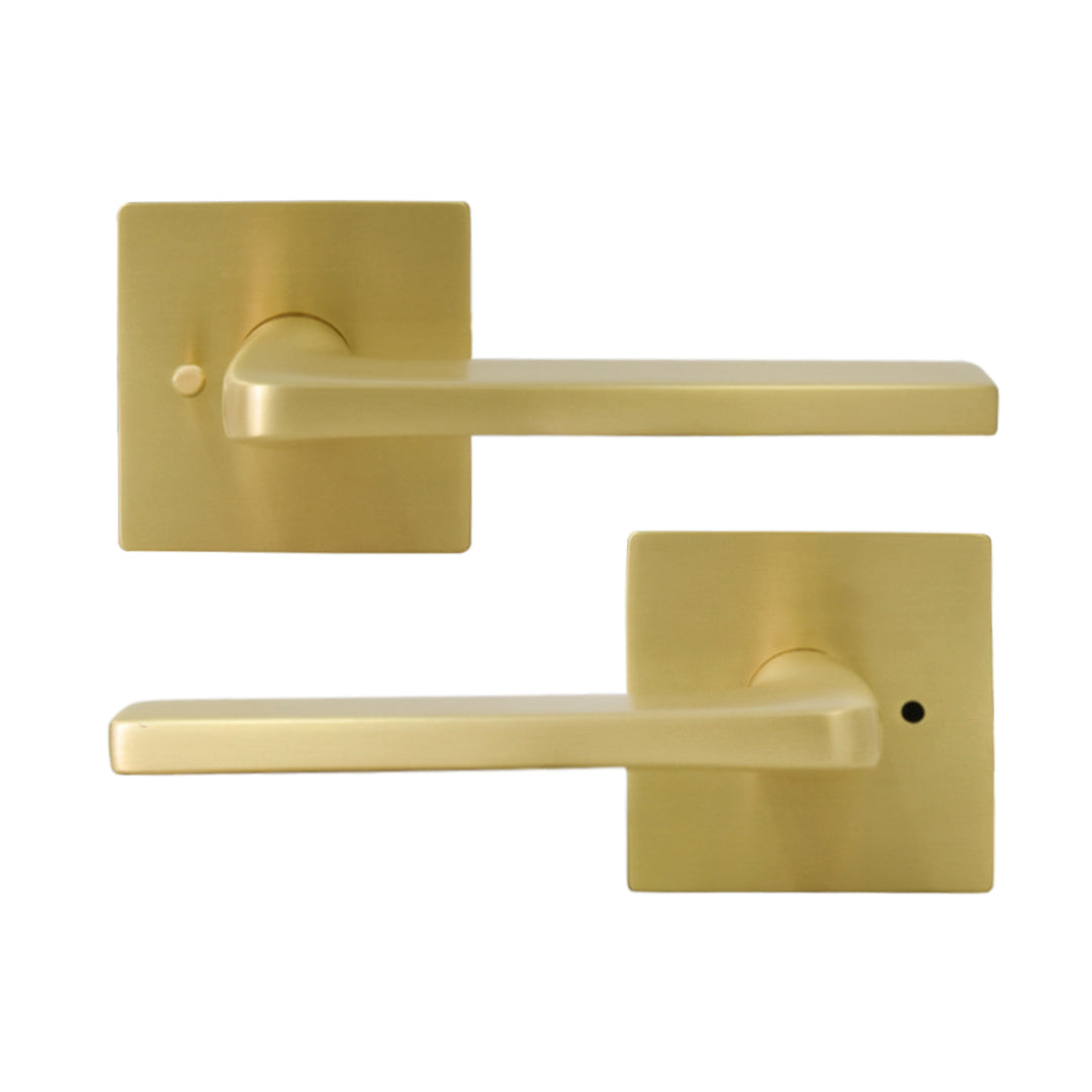 Cerradura De Privacidad Con Roseta Cuadrada