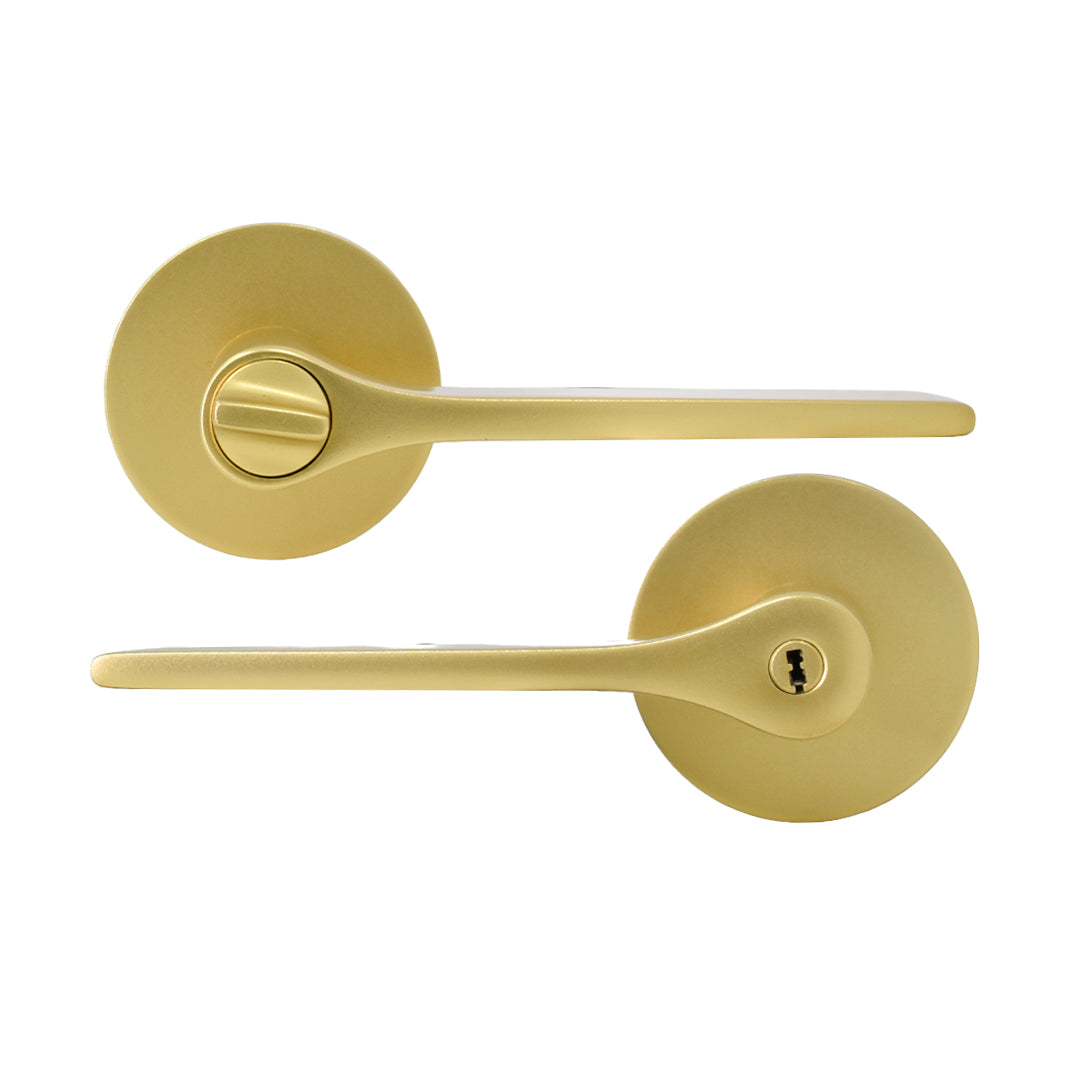 Cerradura De Alcoba Con Roseta Redonda