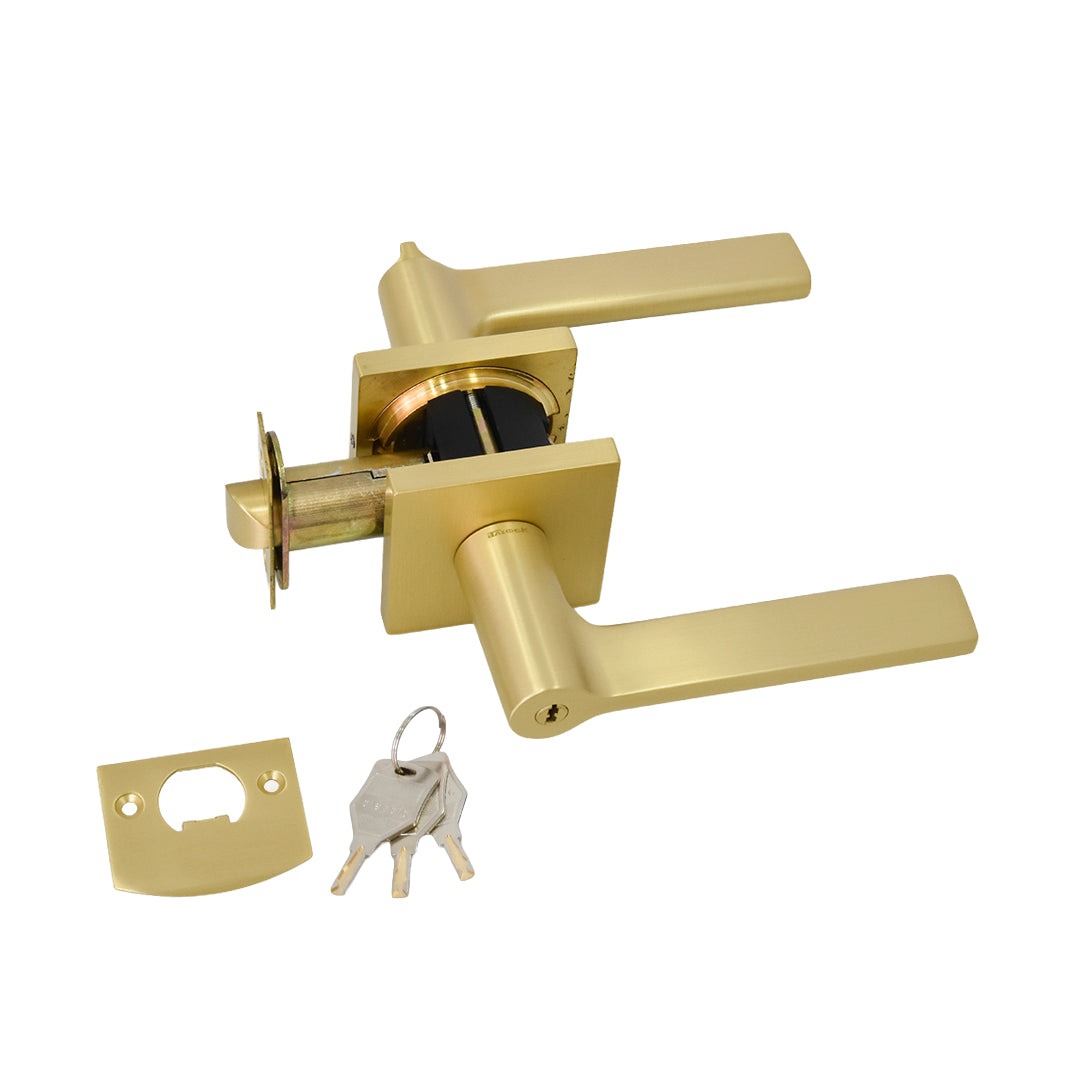 Cerradura De Alcoba Con Roseta Cuadrada