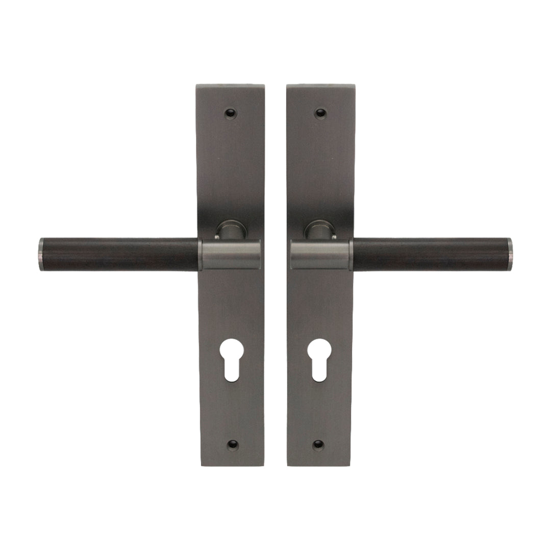 Juego De Placa Con Mecanismo Y Cilindro Llave Pomo Normal