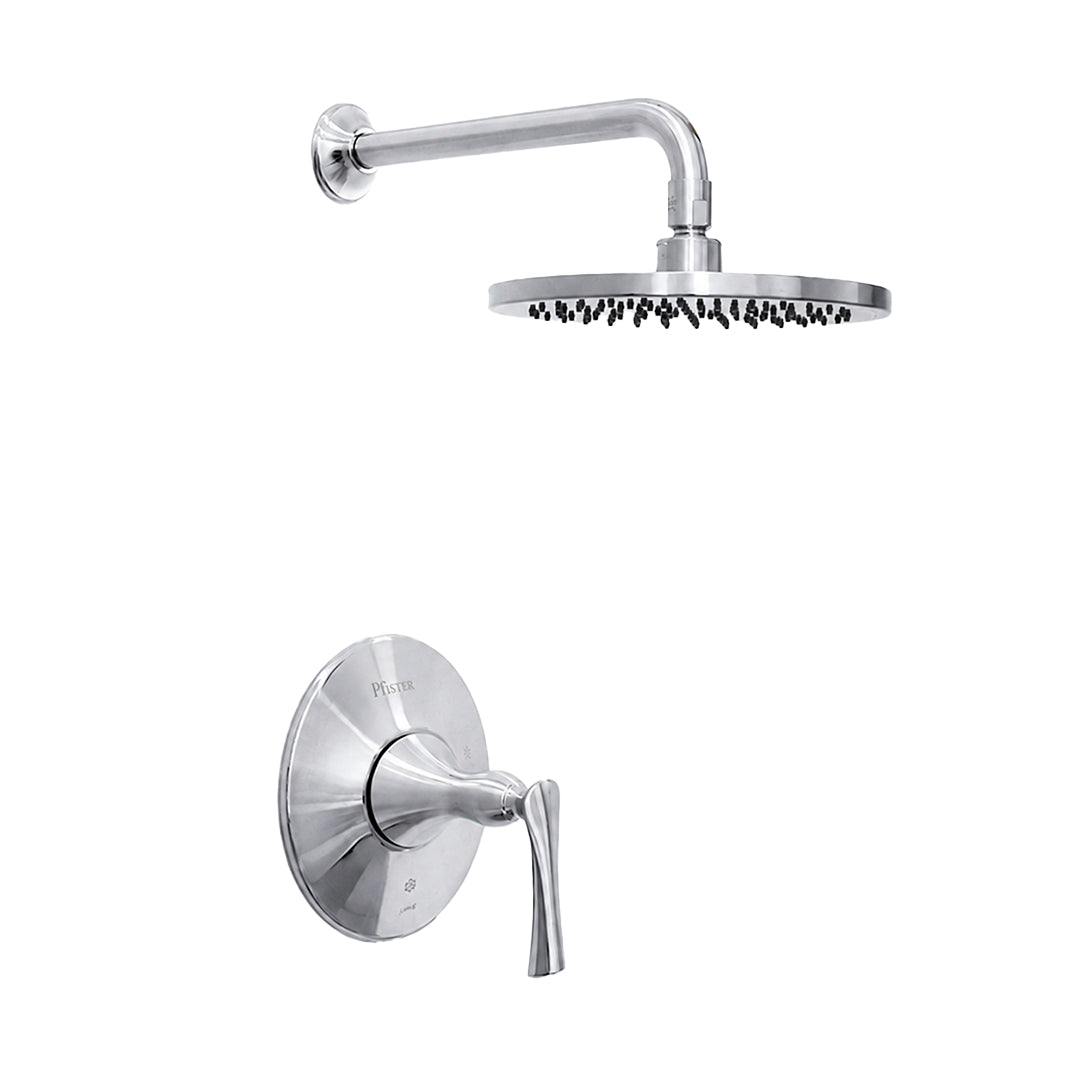 Ducha Con Cabeza Y Tubo A Pared