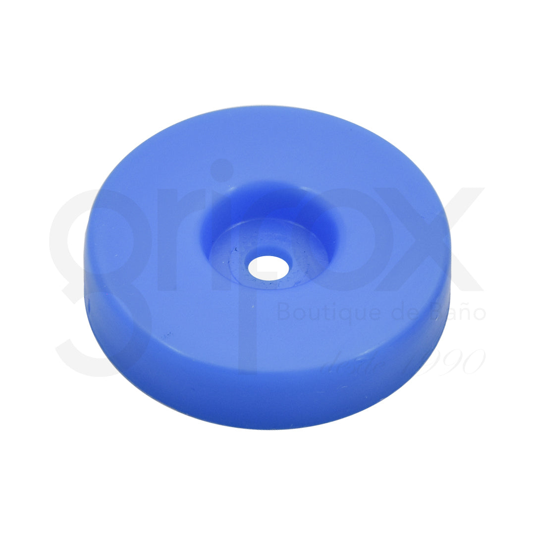 Maneral Plastico Redondo Tapa Azul