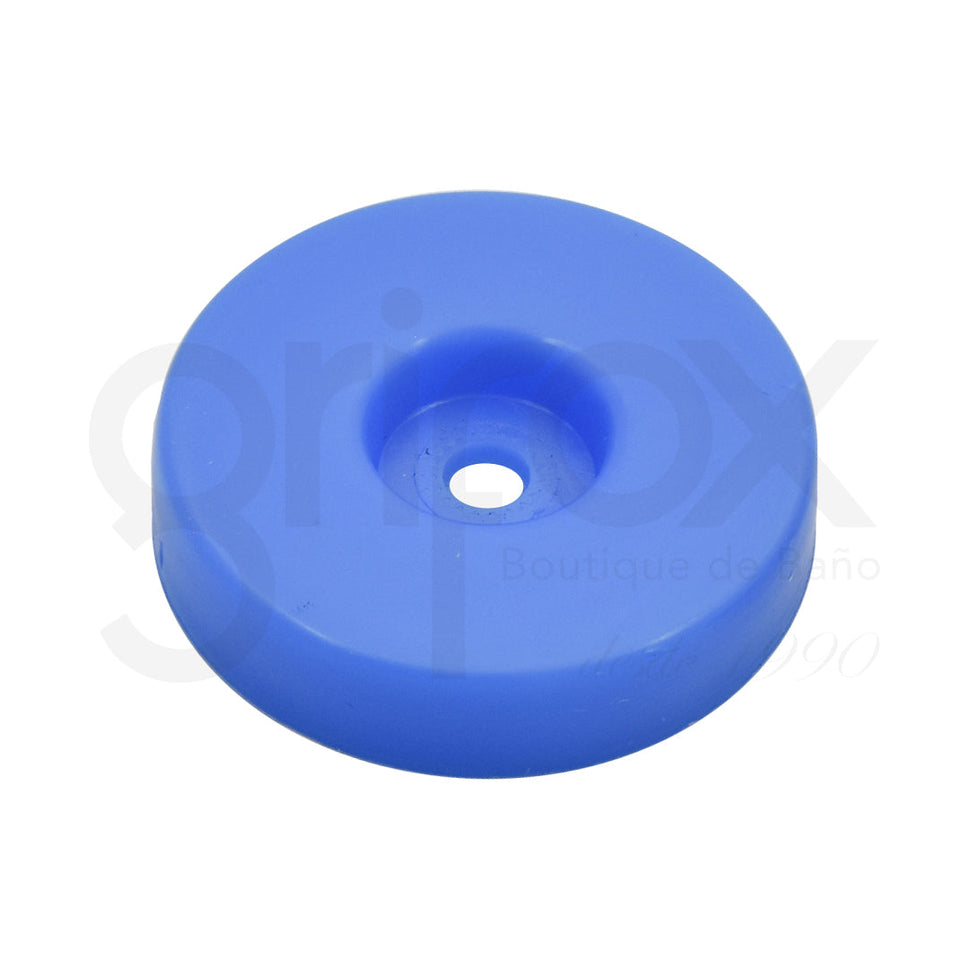 Maneral Plastico Redondo Tapa Azul